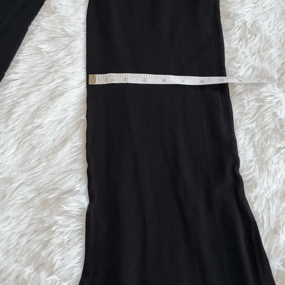 Free People Good Karma Flared Onesie Solid Black - Picture 10 of 13